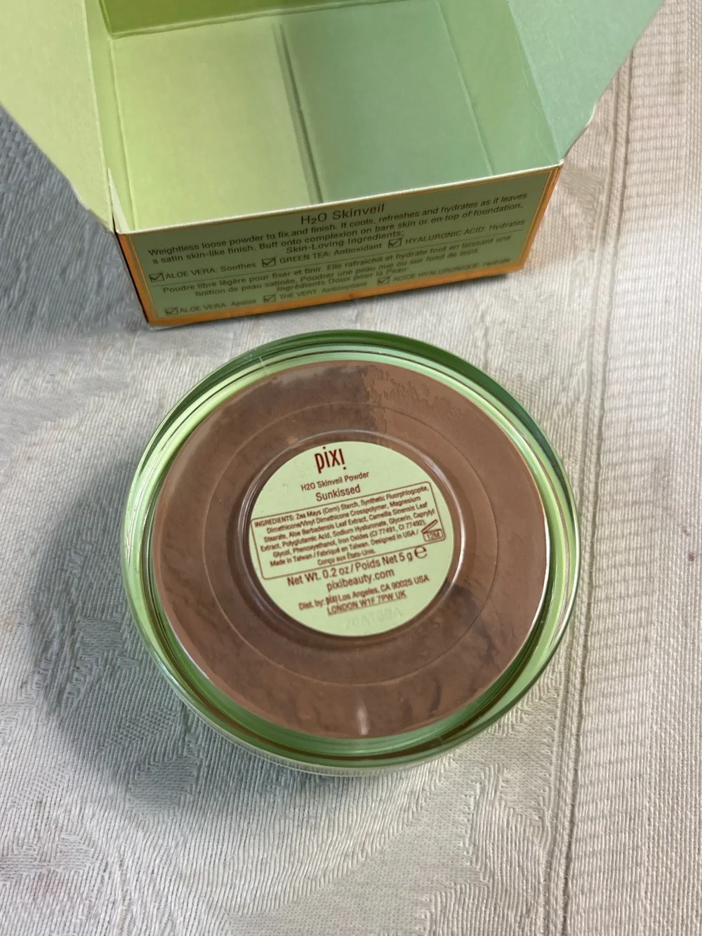 Pixi Beauty H2O Skinveil Loose Powder Bronzer in Sunkissed BNIB